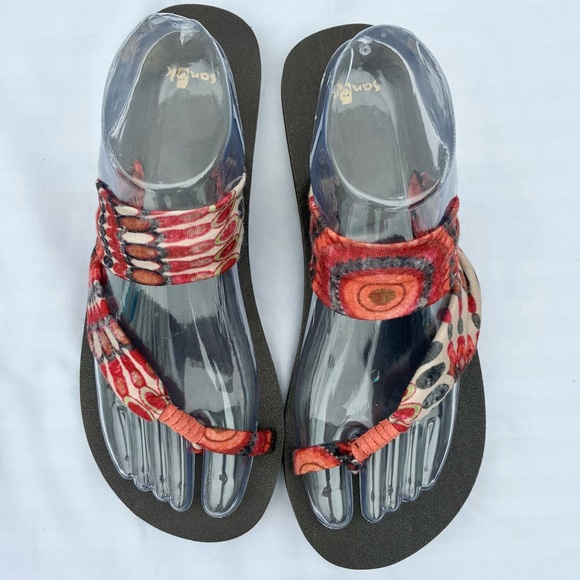 Sanuk Women’s Yoga Sling Sandal NEW Boho Size 8 - Picture 3 of 9